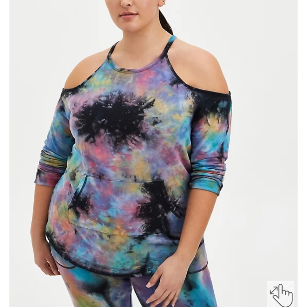 Active tie dye sweatshirt